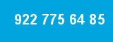922 775 64 85